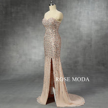 Load image into Gallery viewer, rosemoda-beaded-chiffon-sheath-evening-dress-b.jpg
