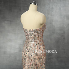 Load image into Gallery viewer, rosemoda-beaded-chiffon-sheath-evening-dress-h.jpg
