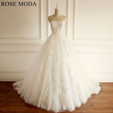 Load image into Gallery viewer, rosemoda-beaded-lace-ball-gown-wedding-dress-a.jpg
