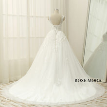 Load image into Gallery viewer,     rosemoda-beaded-lace-ball-gown-wedding-dress-c_f6bf7ee3-571c-4752-8bf9-96edac920ade.jpg
