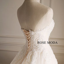 Load image into Gallery viewer, rosemoda-beaded-lace-ball-gown-wedding-dress-e.jpg
