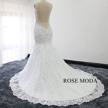 Load image into Gallery viewer, rosemoda-beaded-lace-mermaid-wedding-dress-e_085d0616-dc8b-48eb-8e7e-00676f3a03e1.jpg
