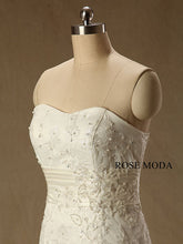 Load image into Gallery viewer, rosemoda-beaded-lace-mermaid-wedding-dress-e.jpg
