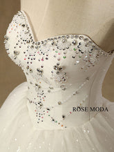 Load image into Gallery viewer, rosemoda-beaded-sequin-lace-princess-ball-gown-wedding-dress-h.jpg
