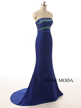 Load image into Gallery viewer, rosemoda-blue-evening-dress-c.jpg
