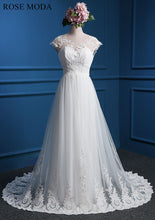 Load image into Gallery viewer, rosemoda-cap-sleeve-a-line-weddingdress-a.jpg
