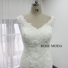 Load image into Gallery viewer, rosemoda-cap-sleeve-beaded-lace-mermaid-wedding-dress-c.jpg
