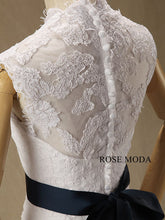 Load image into Gallery viewer, rosemoda-cap-sleeve-chantilly-lace-mermaid-wedding-dress-l.jpg
