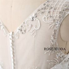 Load image into Gallery viewer, rosemoda-cap-sleeve-delicate-beaded-ball-gown-wedding-dress-h.jpg
