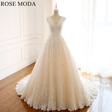 Load image into Gallery viewer, rosemoda-cap-sleeve-lace-a-line-wedding-dress-a_7241d9d8-5f77-4537-9e23-fe0f2041cf8d.jpg
