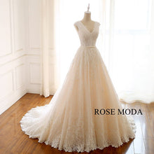 Load image into Gallery viewer, rosemoda-cap-sleeve-lace-a-line-wedding-dress-b_c9bfb6dd-c8de-44b2-b171-89942eb21c5d.jpg
