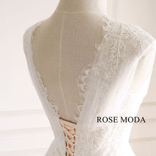 Load image into Gallery viewer, rosemoda-cap-sleeve-lace-a-line-wedding-dress-e_e1cc5cc3-070c-43fa-9766-ec93251c65bd.jpg
