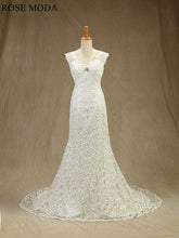 Load image into Gallery viewer, rosemoda-cap-sleeve-lace-mermaid-wedding-dress-a_c3d36d93-7831-4c83-8662-595af8a04aff.jpg
