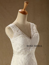 Load image into Gallery viewer, rosemoda-cap-sleeve-lace-mermaid-wedding-dress-f_fb2b6b30-0c8b-4b07-84a8-71c30c1a7fa0.jpg
