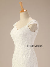 Load image into Gallery viewer, rosemoda-cap-sleeve-lace-trumpet-wedding-dress-e.jpg
