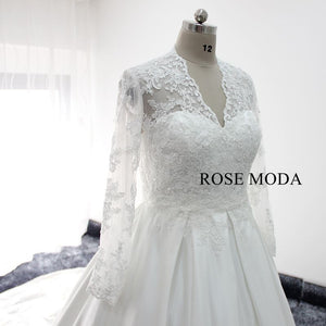 rosemoda-cap-sleeve-long-sleeve-lace-satin-ball-wedding-dress-e.jpg