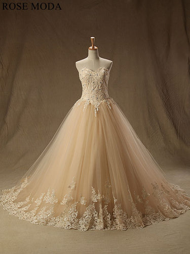 rosemoda-champagne-lace-ball-gown-wedding-dress-with-long-veil-a.jpg
