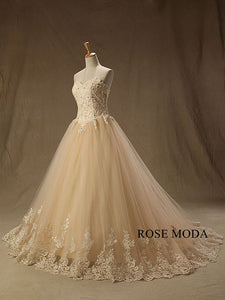 rosemoda-champagne-lace-ball-gown-wedding-dress-with-long-veil-b.jpg