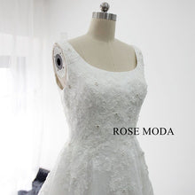 Load image into Gallery viewer, rosemoda-chantilly-lace-a-line-wedding-dress-d.jpg
