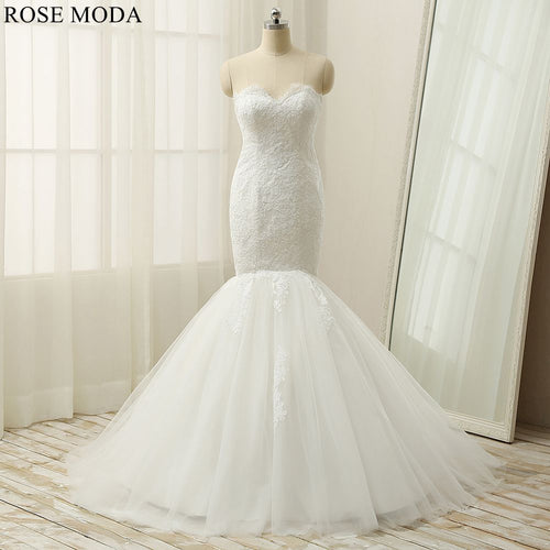 Rose moda wedding clearance dress