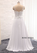 Load image into Gallery viewer, rosemoda-chiffon-a-line-wedding-dress-d.jpg
