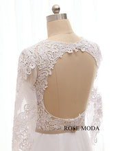 Load image into Gallery viewer, rosemoda-chiffon-mermaid-bridal-gown-h.jpg
