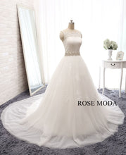 Load image into Gallery viewer, rosemoda-crystal-ball-gown-wedding-dress-b.jpg
