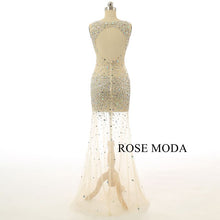 Load image into Gallery viewer, rosemoda-crystal-illusion-prom-dress-for-nightclub-c.jpg
