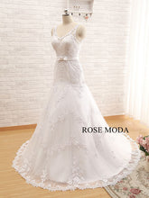 Load image into Gallery viewer, rosemoda-dropped-a-line-wedding-dress-c.jpg
