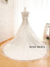 Load image into Gallery viewer, rosemoda-dropped-beaded-ball-gown-wedding-dress-d.jpg
