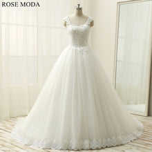 Load image into Gallery viewer, rosemoda-dropped-beaded-lace-ball-gown-wedding-dress-a_75485cc2-cfd3-4bab-9472-501939b4e883.jpg
