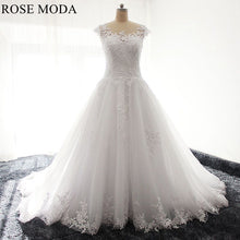 Load image into Gallery viewer, rosemoda-dropped-lace-a-line-wedding-dress-a.jpg
