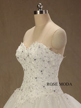 Load image into Gallery viewer, rosemoda-dropped-lace0ball-gown-wedding-dress-e.jpg
