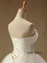 Load image into Gallery viewer, rosemoda-dropped-princess-ball-wedding-dress-f.jpg
