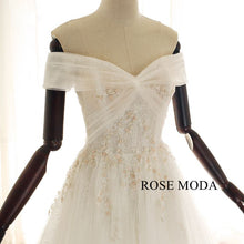 Load image into Gallery viewer, rosemoda-elegant-a-line-wedding-dress-f_c8755454-8c7d-46e8-8c5b-1bcacfef626a.jpg
