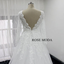 Load image into Gallery viewer, rosemoda-empire-long-sleeve-lace-wedding-dress-h.jpg
