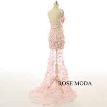 Load image into Gallery viewer, rosemoda-flowy-pink-prom-dress-d.jpg
