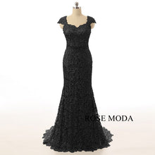 Load image into Gallery viewer,     rosemoda-gold-beaded-lace-mother-dress-f.jpg
