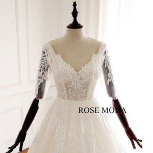 rosemoda-half-sleeve-illusion-beaded-lace-ball-gown-wedding-dress-e.jpg