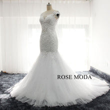 Load image into Gallery viewer, rosemoda-heavy-beaded-mermaid-wedding-dress-f.jpg
