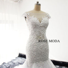 Load image into Gallery viewer, rosemoda-heavy-beaded-mermaid-wedding-dress-h.jpg
