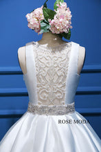 Load image into Gallery viewer, rosemoda-heavy-beadwork-illusion-back-ball-gown-wedding-dress-i.jpg
