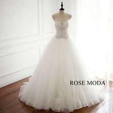 Load image into Gallery viewer, rosemoda-illusion-ball-gown-wedding-dress-c.jpg
