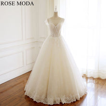 Load image into Gallery viewer, rosemoda-illusion-bodice-a-line-wedding-dress-a.jpg
