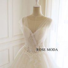 Load image into Gallery viewer, rosemoda-illusion-bodice-a-line-wedding-dress-c.jpg
