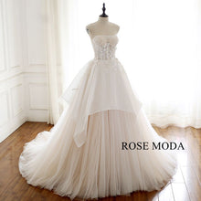 Load image into Gallery viewer, rosemoda-illusion-exposed-boned-ball-gown-wedding-dress-b.jpg
