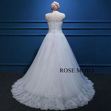 Load image into Gallery viewer, rosemoda-illusion-lace-ball-gown-wedding-dress-03.jpg
