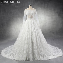 Load image into Gallery viewer, rosemoda-illusion-lace-ball-gown-wedding-dress-a_6370280b-a015-4055-9f86-dbe9af8ab89a.jpg
