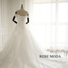 Load image into Gallery viewer, rosemoda-lace-ball-gown-wedding-dress-with-horsehair-edge-g.jpg
