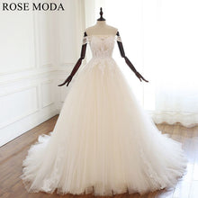 Load image into Gallery viewer, rosemoda-lace-illusion-ball-gown-wedding-dress-a.jpg
